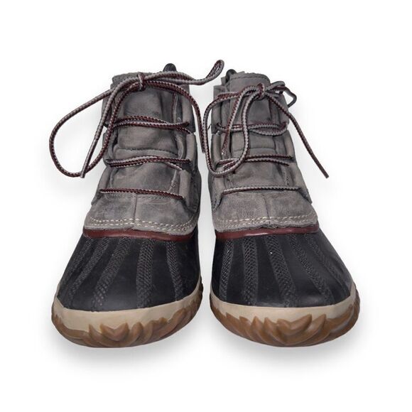 Sorel Out 'N About Waterproof Duck Boots Quarry NL2133-052 Women's 6 - Picture 3 of 11